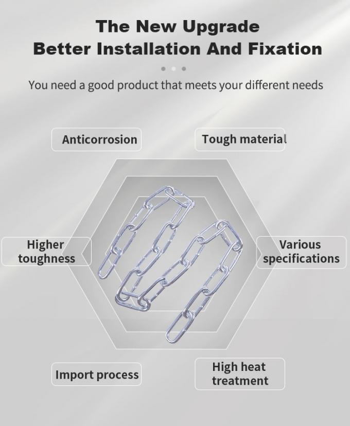 7 मिमी हॉट-सेलिंग स्पोर्ट्स उपकरण चेन आयरन गैल्वेनाइज्ड चेन 2
