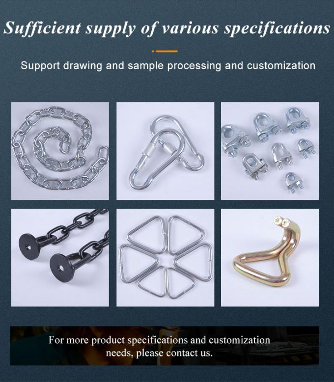 7 मिमी हॉट-सेलिंग स्पोर्ट्स उपकरण चेन आयरन गैल्वेनाइज्ड चेन 5