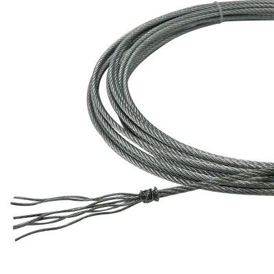 अच्छा दाम स्टेनलेस स्टील जस्ती तार रस्सी 7*7 7*19 1.2mm-16mm औद्योगिक अनुप्रयोगों के लिए ऑनलाइन