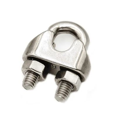 अच्छा दाम Stainless Steel Wire Rope Clip DIN741 Fasteners for Rigging Hardware Applications ऑनलाइन
