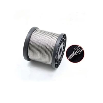 अच्छा दाम 1x12 7x7 7x19 4mm 5mm 6mm 8mm 10mm A2 A4 304 316 विमानन स्टेनलेस स्टील तार रस्सी ऑनलाइन