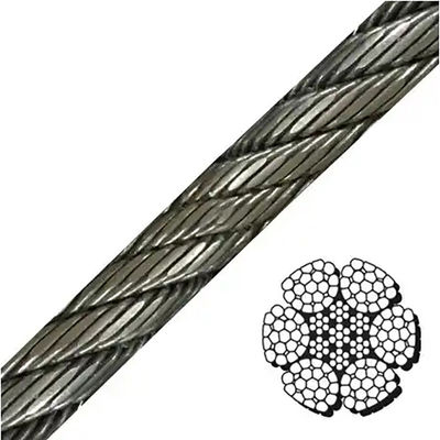 अच्छा दाम औद्योगिक के लिए 35*k7 32mm गैल्वेनाइज्ड कॉम्पैक्टेड स्ट्रैंड रोप स्पेशल कोल्ड हेडिंग स्टील ऑनलाइन
