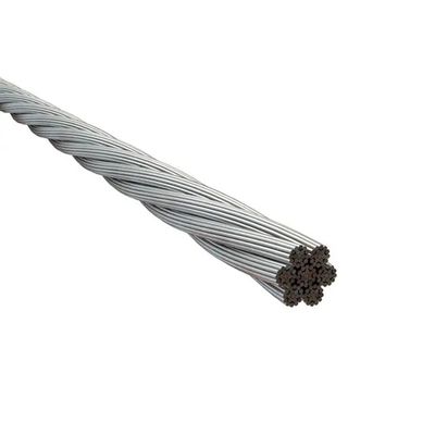 अच्छा दाम 304 316 316L 7x7 1x12 35x7 20mm समुद्री अनुप्रयोगों के लिए स्टेनलेस स्टील वायर रोप केबल ऑनलाइन