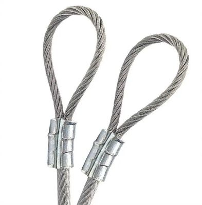 अच्छा दाम Non-Alloy Stainless Steel Custom 7x7 7x19 Wire Rope Sling for Industrial Lifting Needs ऑनलाइन