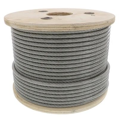 अच्छा दाम Bending Galvanized Aircraft Cable 1x7 1x19 7x7 7x19 Steel Wire Rope for Hoist Lifting Crane ऑनलाइन