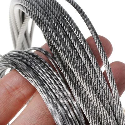 अच्छा दाम स्टेनलेस स्टील OEM के लिए जस्ती तार रस्सी लिफ्ट रस्सी गोल स्ट्रैंड ऑनलाइन