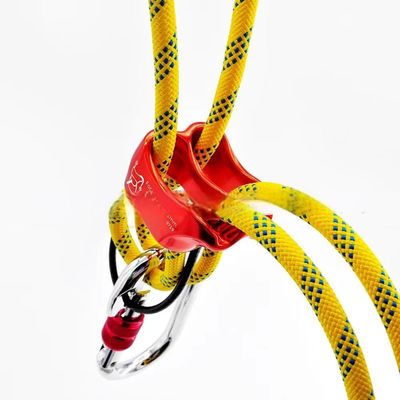 अच्छा दाम Galvanized High Rise Descender for Rapid Descent Climbing Gear and ATC Protection Device ऑनलाइन