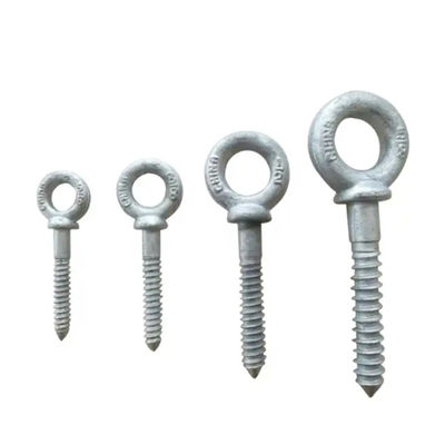 अच्छा दाम Hot Dipped Galvanized Forged Carbon Steel G275 Screw Eye Bolts For Heavy Industry ऑनलाइन