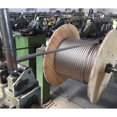 अच्छा दाम DIN/RR-W-401 6x12 7FC स्टेनलेस स्टील वायर रोप Ss304 Ss316 इनॉक्स केबल 3mm 6mm 8mm 12mm 18mm Si सामग्री % 1.0 सहिष्णुता ±1% ऑनलाइन