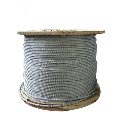 अच्छा दाम 9x19S 16mm सामान्य लिफ्ट रस्सी व्यास 8-22mm गैर-मिश्र धातु 1570MPa/1770MPa गैल्वेनाइज्ड स्टील वायर रस्सियाँ लिफ्टों के लिए ऑनलाइन
