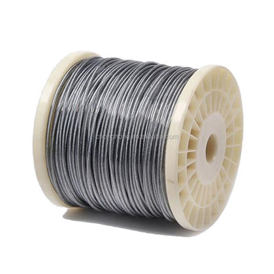 अच्छा दाम Non-Alloy 2mm 6x7 Transparent PVC Coating Galvanized Steel Wire Rope for Long-Lasting Performance ऑनलाइन