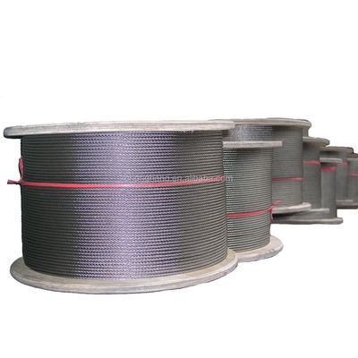 अच्छा दाम 304/316 Stainless Steel Wire Rope 18x7 FC / 18x IWS Diameter 4mm 6mm 8mm 10mm 12mm 14mm 16mm 18mm 20mm Other Surface Finish ऑनलाइन