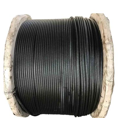 अच्छा दाम 26mm 6x37 FC वायर रोप बिना गैल्वेनाइज्ड स्टील केबल रस्सियाँ ब्लैक ऑयल कंस्ट्रक्शन स्पेशल कोल्ड हेडिंग स्टील 26mm के साथ ऑनलाइन