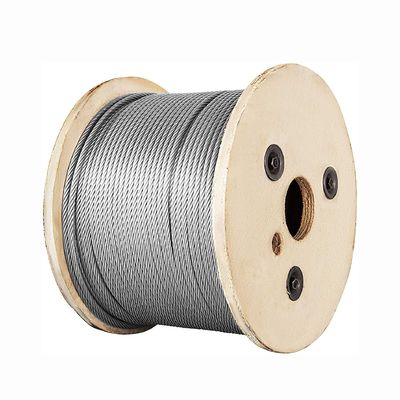 अच्छा दाम 1x19 Construction AiSi Standard 316 Stainless Steel Cable 1/8 Inch Steel Wire Rope for Railing Decking ऑनलाइन
