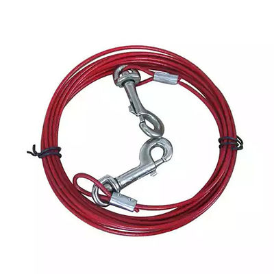 अच्छा दाम 7x19 Pvc Coated Galvanized Wire Steel Rope Dog Tie Out Cable within Special Free Cutting Steel ऑनलाइन