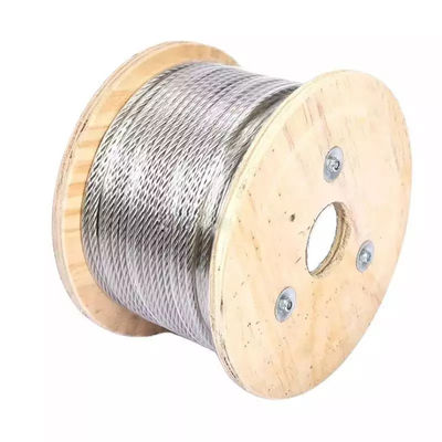 अच्छा दाम स्टेनलेस वायर रोप 304 7x7 1.0mm 1.2mm 1.5mm 2.0mm 2.5mm भारी-भरकम अनुप्रयोगों के लिए गैल्वेनाइज्ड या स्टेनलेस स्टील ऑनलाइन