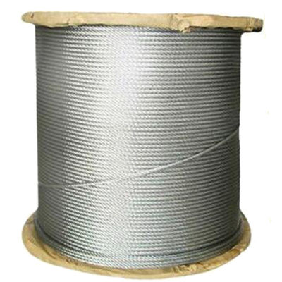 अच्छा दाम कार्बन स्टील में 16 मिमी केबल वायर के लिए अनगलवेनाइज्ड और गैल्वेनाइज्ड 6x36 वायर रोप स्टील केबल रस्सियों में ऑनलाइन