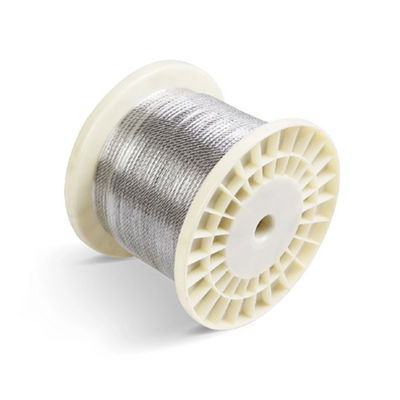 अच्छा दाम 304 7*7 Inox Cable High Tension 7x7 Stainless Steel Wire Rope 0.65mm Stainless Steel Cable Rope Wires for Low C Content ऑनलाइन
