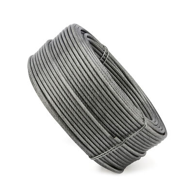अच्छा दाम Galvanized Aircraft Cable 7X19 High Strength Steel Wire Cable with 304 Stainless Steel OEM Acceptance ऑनलाइन