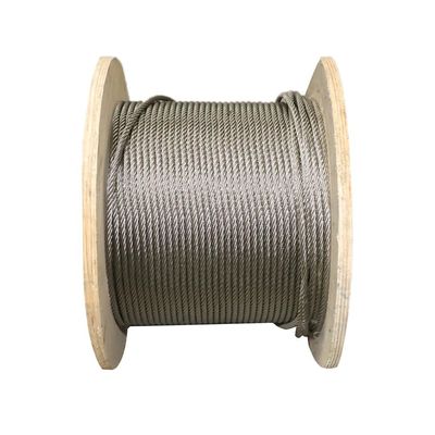 अच्छा दाम Stainless Steel Wire Rope 7x7 Structure 2mm Diameter for Heavy Load and High Tensile Strength Applications ऑनलाइन
