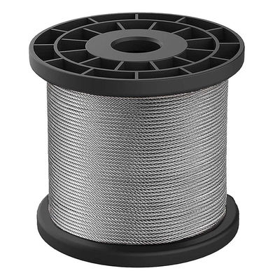 अच्छा दाम 7x19 1x19 8 मिमी स्टेनलेस 304 केबल एसएस केबल 316 304 स्टेनलेस स्टील के तार रस्सी के लिए रेल ऑनलाइन