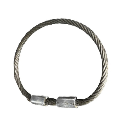 अच्छा दाम Galvanized Steel Wire Rope Lifting Sling Hand Rigging Slings With Thimble for Crane ऑनलाइन