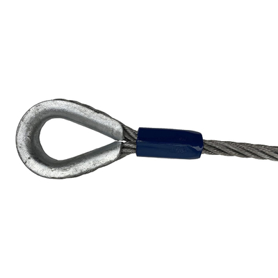 अच्छा दाम Factory Price Tower Crane Wire Rope Sling 1770 Galvanized Carbon Steel Iwrc Wire Rope Sling 6*37 Sling ऑनलाइन