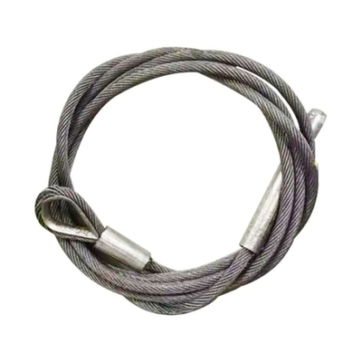 अच्छा दाम 6X36WS-IWRC Core GSWR Galvanized Steel Wire Rope Lifting Sling with Thimble on Both Ends ऑनलाइन