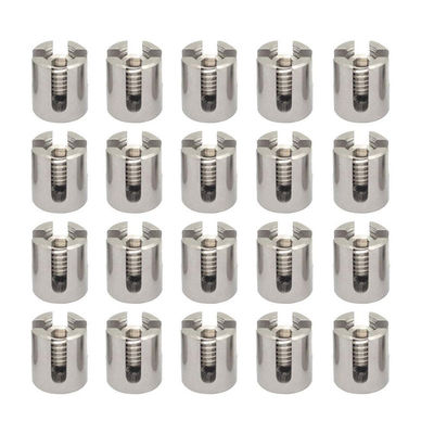 अच्छा दाम कास्टिंग टेक्नोलॉजी स्टेनलेस स्टील केबल क्लैंप के लिए समायोज्य तार रस्सी क्रॉस क्लिप ऑनलाइन