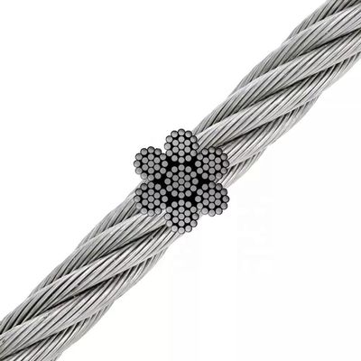 अच्छा दाम 8*19S FC Galvanized Steel Wire Cable for Carbon Steel Rope Efficiency ऑनलाइन