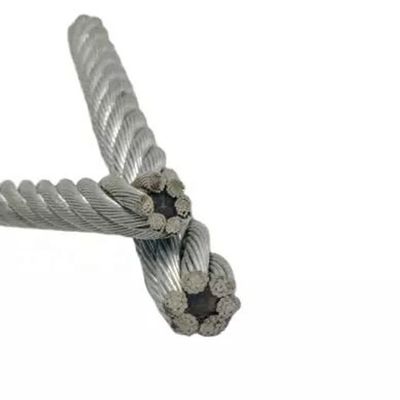 अच्छा दाम Galvanized Finish 8*19s High Carbon Sisal Core Steel Wire Rope for Elevator Design ऑनलाइन
