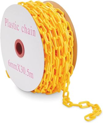 अच्छा दाम Weatherproof Yellow Plastic Safety Chain ऑनलाइन