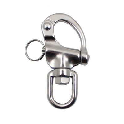 अच्छा दाम Marine Grade Stainless Steel Swivel Snap Shackle with Polished Surface and Durability ऑनलाइन