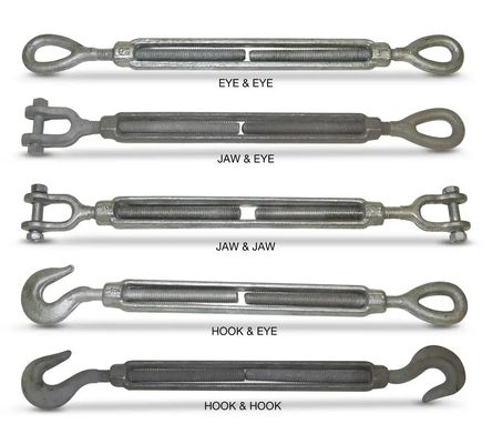 अच्छा दाम Corrosion Resistant DIN1480 Grade Stainless Steel Turnbuckle For Different Sizes ऑनलाइन