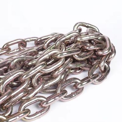 अच्छा दाम मानक ग्रेड 70 गैल्वेनाइज्ड परिवहन वेल्डेड स्टील लिंक चेन हार्डवेयर 2t वर्किंग लोड लिमिट ऑनलाइन