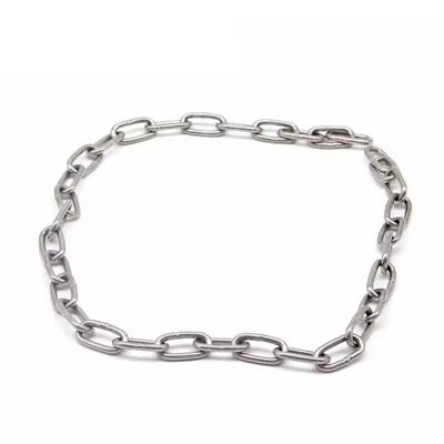 अच्छा दाम Blacken Finished Long Link Chain Stainless Steel 316 DIN 763 DIN766 ऑनलाइन