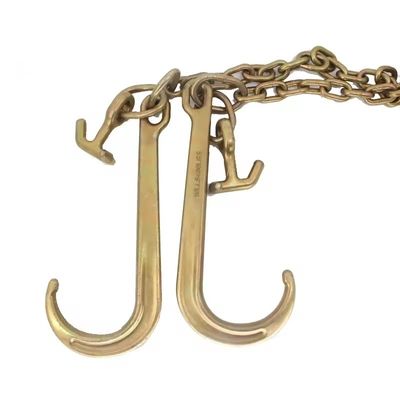 अच्छा दाम G70 लिफ्टिंग ट्रक विंच केबल V हुक वेल्डेड चेन संरचना के साथ फोल्डेड टोलिंग चेन ऑनलाइन