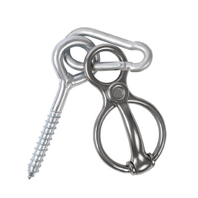 अच्छा दाम Stainless Steel Horse Tack Blocker Tie Rings For Harness Safety And Control ऑनलाइन
