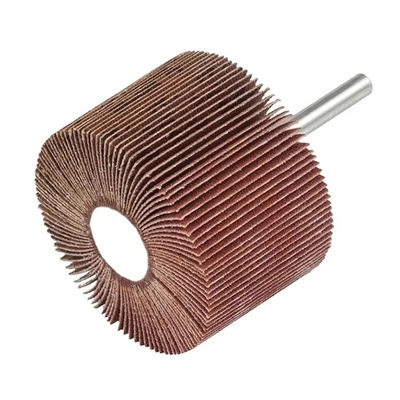 अच्छा दाम 60mm DlA गोल फ़्लैप व्हील शाफ्ट के साथ टिकाऊ और लंबे समय तक चलने वाला मोटाई 80 120 अनाज ऑनलाइन