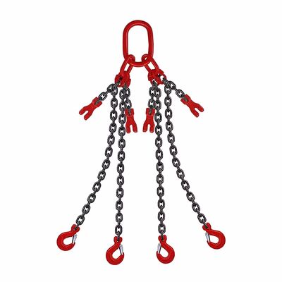 अच्छा दाम G80 G100 Four Legs Lifting Chain Sling Hook Chain for Link Function Other in Black ऑनलाइन