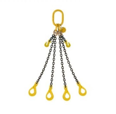 अच्छा दाम 2t Working Loadlimit Black Finish G80 Double Leg Lifting Sling Chain for Construction ऑनलाइन