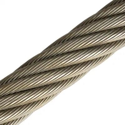 अच्छा दाम स्टील कोर 8x19W एफसी/आईडब्ल्यूआरसी 1/16'' 3/32' 1/8' 5/32' 3/16' 1/4' 5/16' लिफ्टिंग के लिए तार रस्सी ऑनलाइन