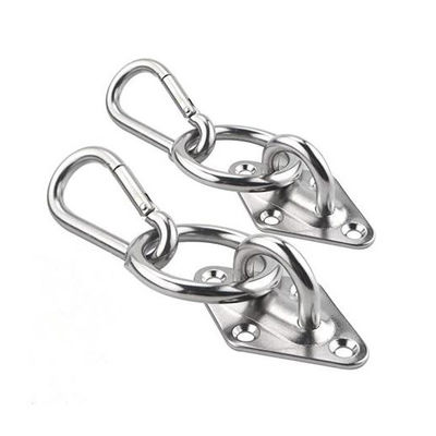 अच्छा दाम 304 Stainless Steel Pad Eye Plate With Round Ring Heavy Duty Marine Deck Fittings ऑनलाइन
