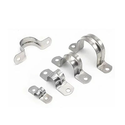 अच्छा दाम Stainless Steel Plumbing Pipe Saddle Clip Bracket With Polish Finish ऑनलाइन