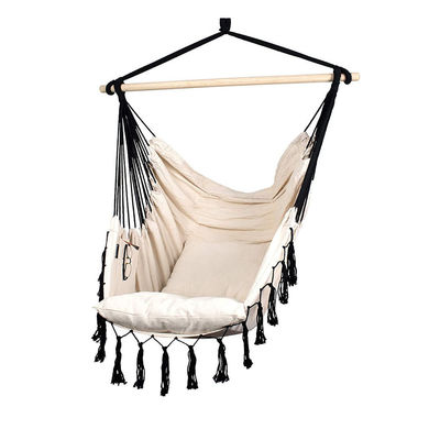 अच्छा दाम Black And White Hammock Swing Chairs Indoor Hanging Chair Hammock High Strength ऑनलाइन