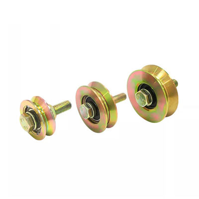 अच्छा दाम Groove Shape Slide Door Wheels High Loading Capacity Galvanized Steel Wheel ऑनलाइन