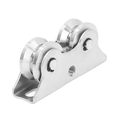 अच्छा दाम Stainless Steel V Shaped Double Bearing Caster Sliding Gate Wheel with Bracket ऑनलाइन