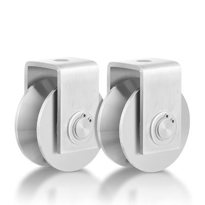 अच्छा दाम V-ग्रुव रोलर्स स्लाइडिंग डोर रोलर डबल लेयरिंग व्हील स्लाइडिंग डोर के लिए ऑनलाइन