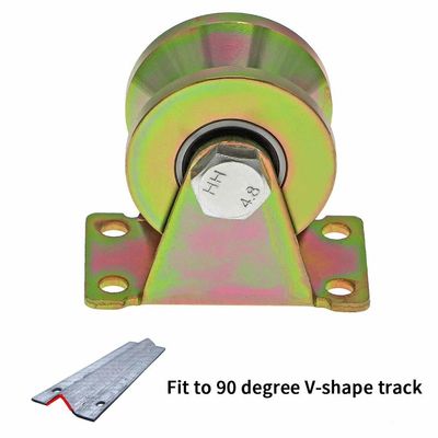 अच्छा दाम Double Bearing Door Window Rollers High Strength V Groove Wheel For Industrial ऑनलाइन
