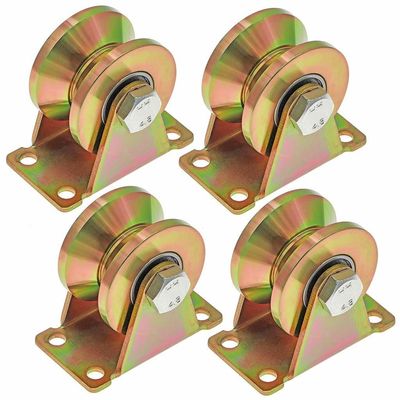 अच्छा दाम Heavy Duty Swing Sliding Gate Hardware Wheels Sliding Gate Tracks Wheels Hardware Kit Barrier Alumanium Roller Gate ऑनलाइन